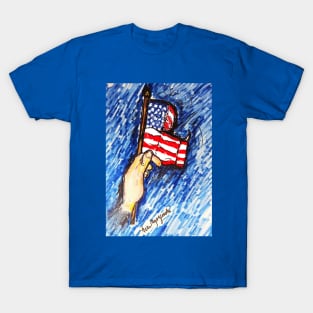 American Flag USA T-Shirt